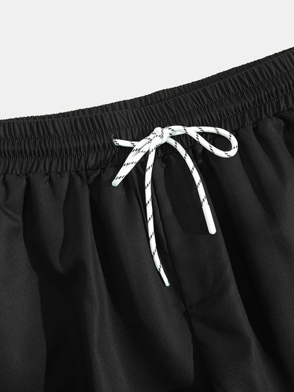 Men's Summer Striped Shirt & Shorts Set