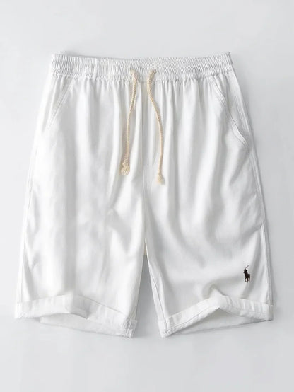 Men’s Striped Cuban Shirt & Shorts Set