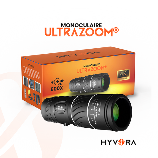 UltraZoom® - Monoculaire 600X HD – Images nettes, distances incroyables