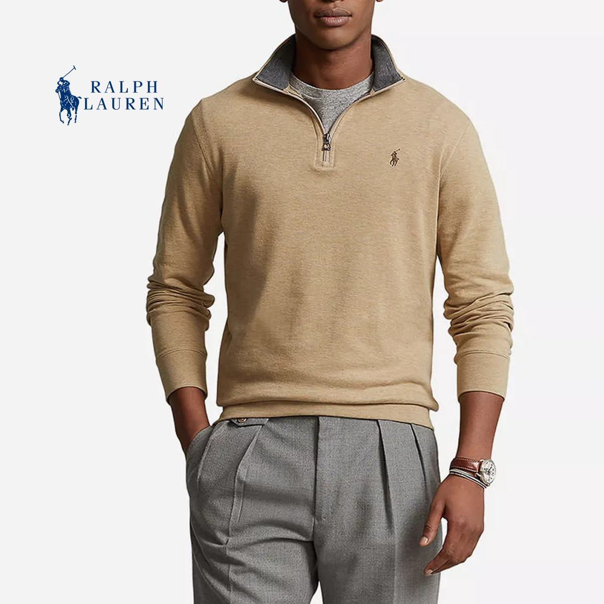 Men’s Premium Fleece Quarter-Zip Jacket