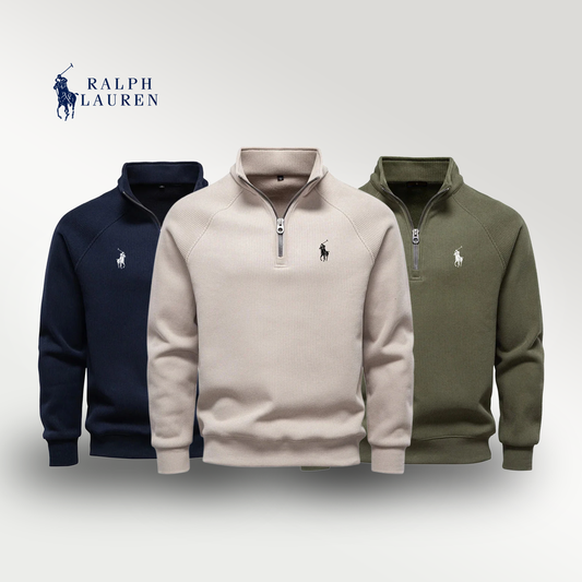 Premium Thermal Cotton Zip Sweater