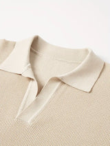 Men’s Solid Knit Short-Sleeve Shirt