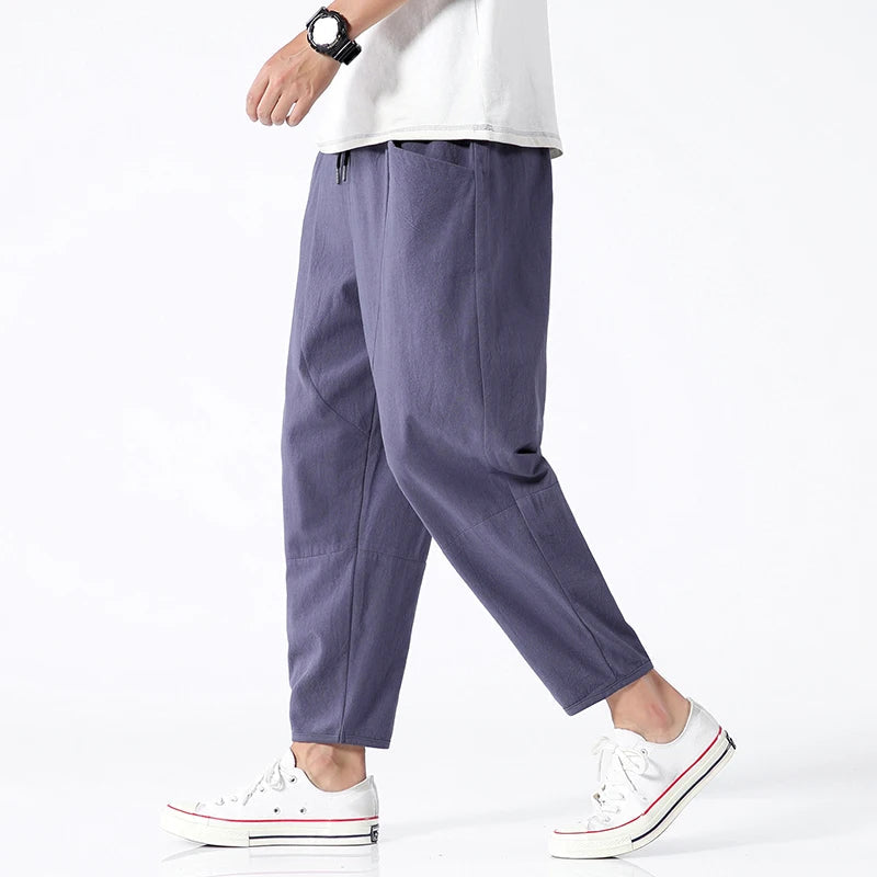 Urban Cropped Cotton Pants