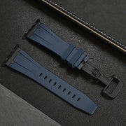 Onyx Titanium Silicone Apple Watch Band